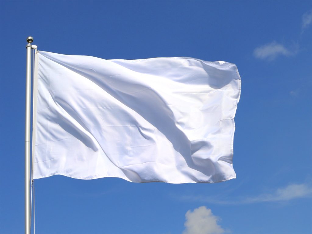 Weiße Flagge Matura